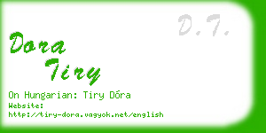 dora tiry business card